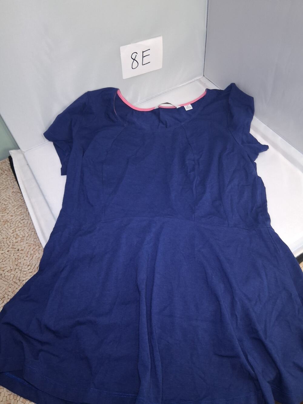 Isaac Mizrahi Live Blue Flared T-Shirt Women's Blouse Size M